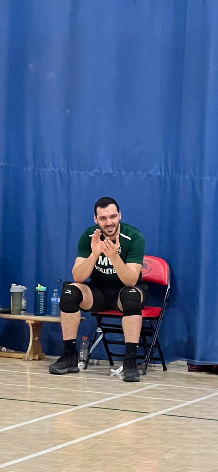 Coach Moeen courtside
