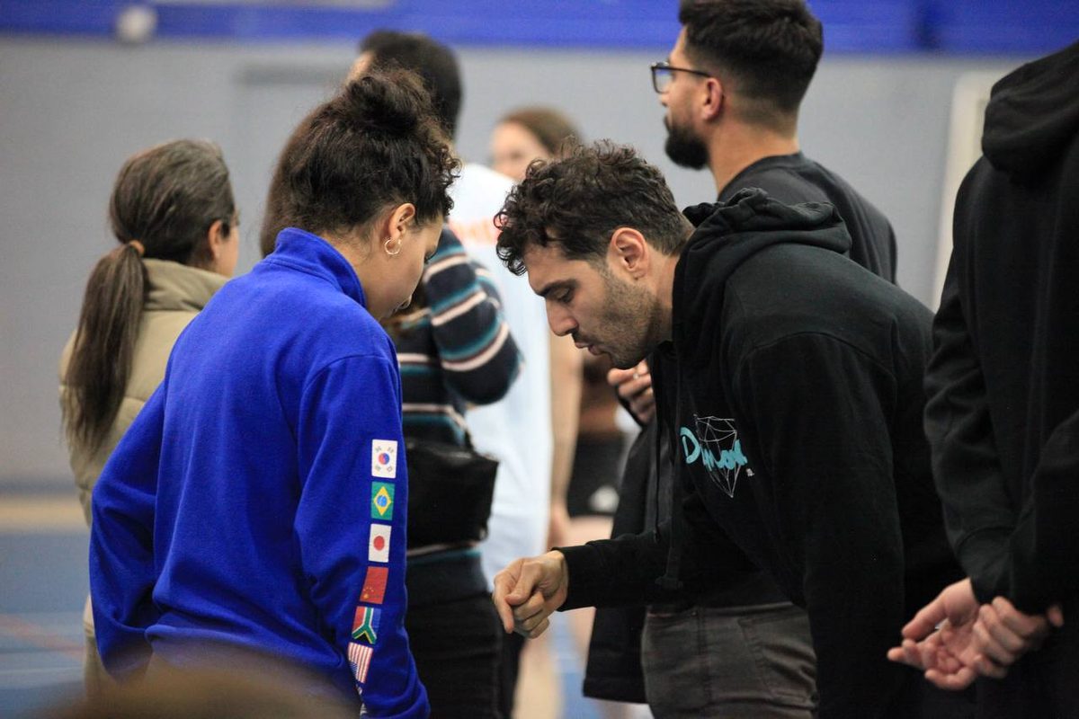 Coach Moeen giving technical feedback